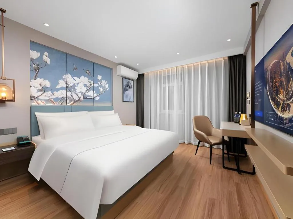 Bed in Magnotel Classic Shenyang General Hospital of Northern Theater Command