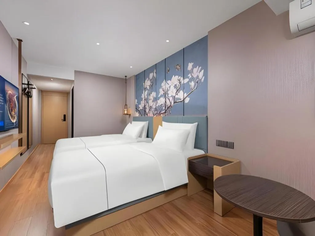 Bed in Magnotel Classic Shenyang General Hospital of Northern Theater Command