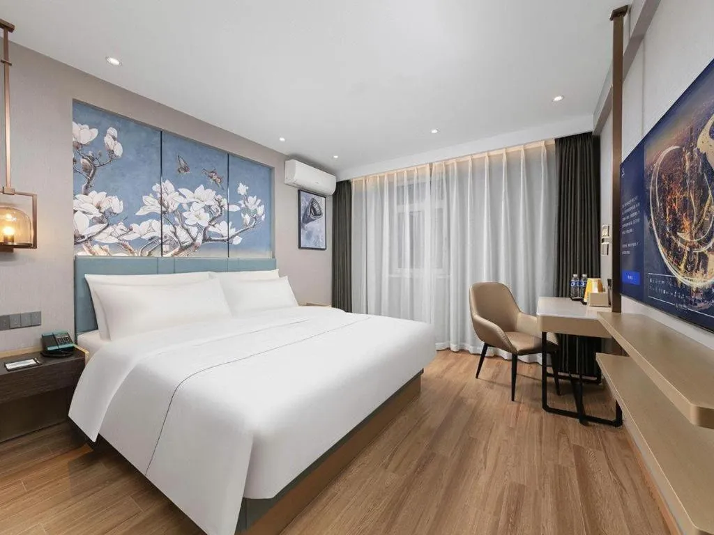 Bed in Magnotel Classic Shenyang General Hospital of Northern Theater Command