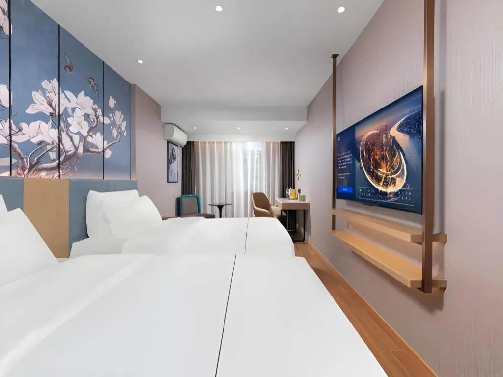 Bed in Magnotel Classic Shenyang General Hospital of Northern Theater Command