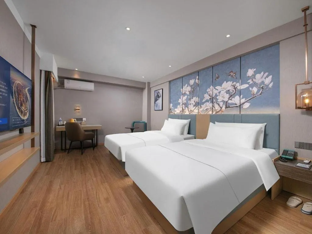 Bed in Magnotel Classic Shenyang General Hospital of Northern Theater Command