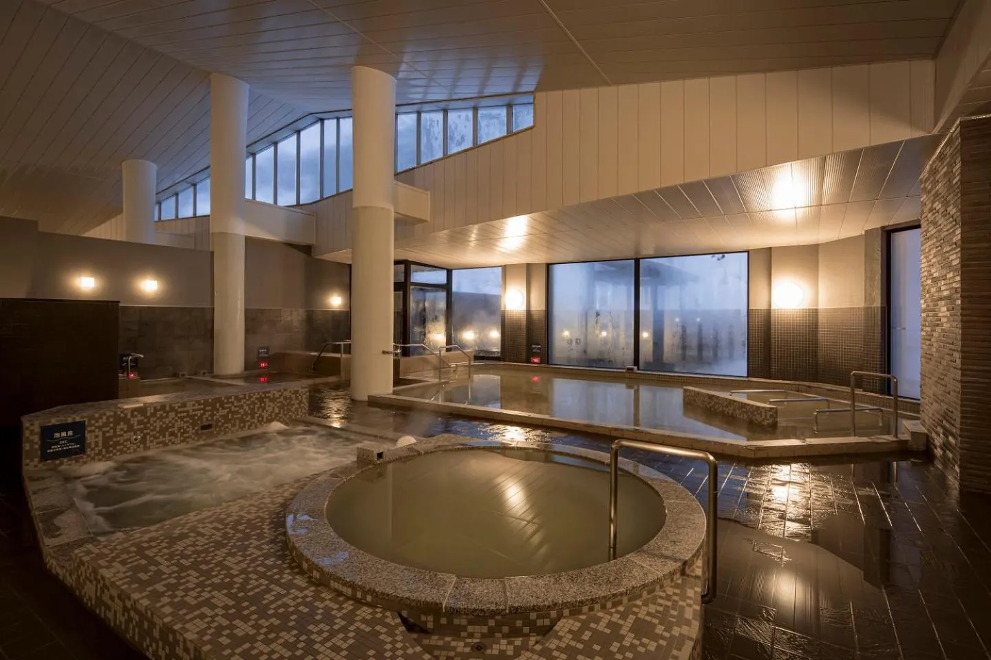 Hot Spring Bath in Ashibetsu Onsen Starlight Hotel