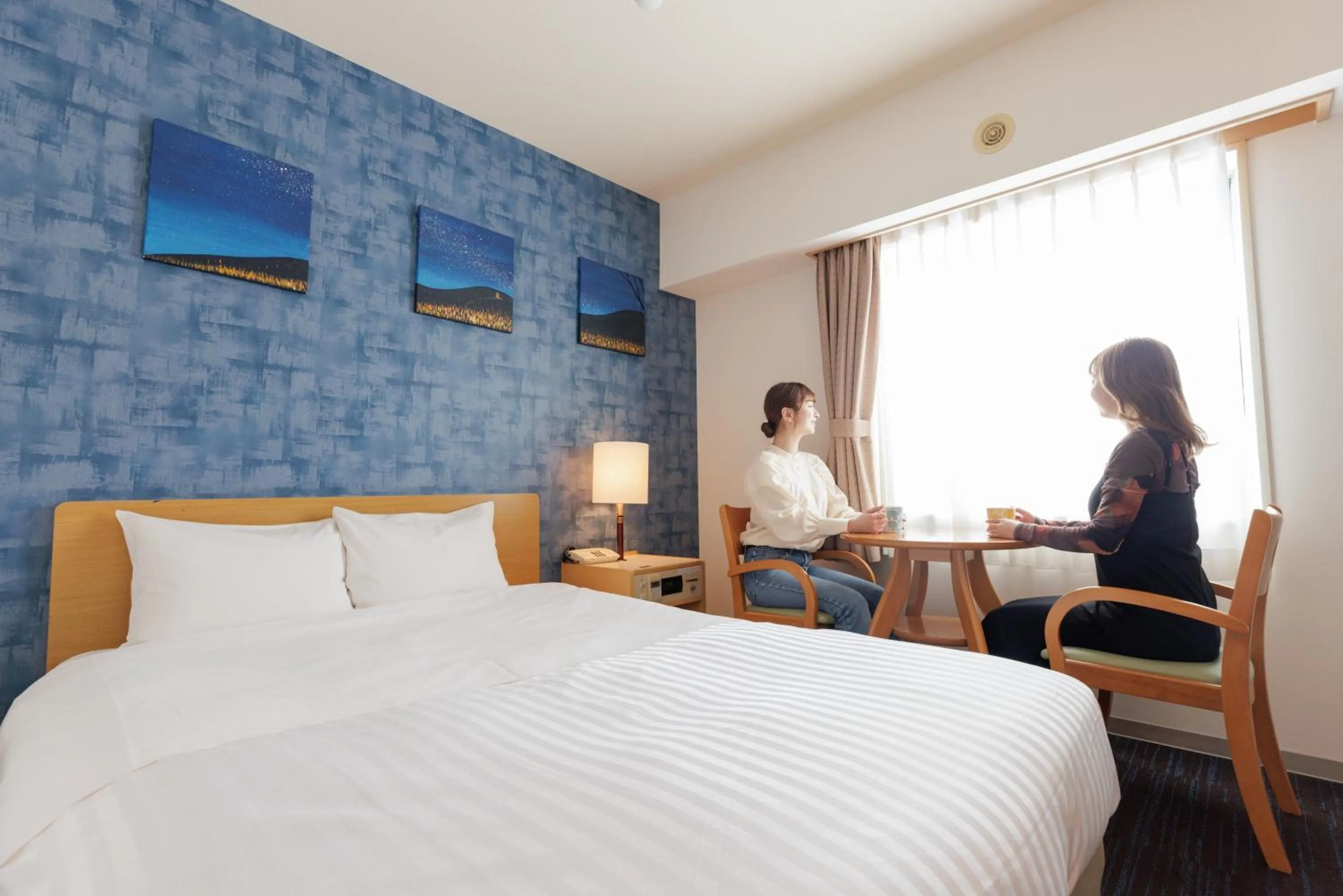 People, Bed in Ashibetsu Onsen Starlight Hotel