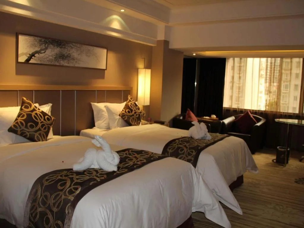 Bed in Xiamen Jin Rui Jia Tai Hotel