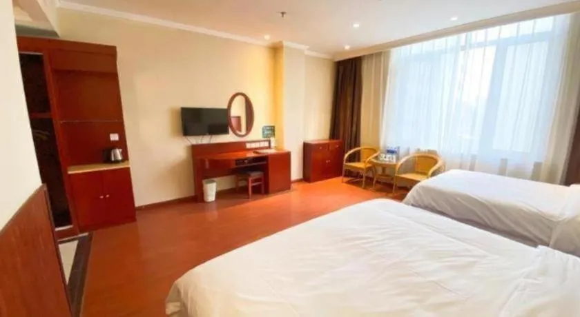 Bed in GreenTree Inn Hebei Langfang Bazhou Railway Station West Yingbin Road Express Hotel