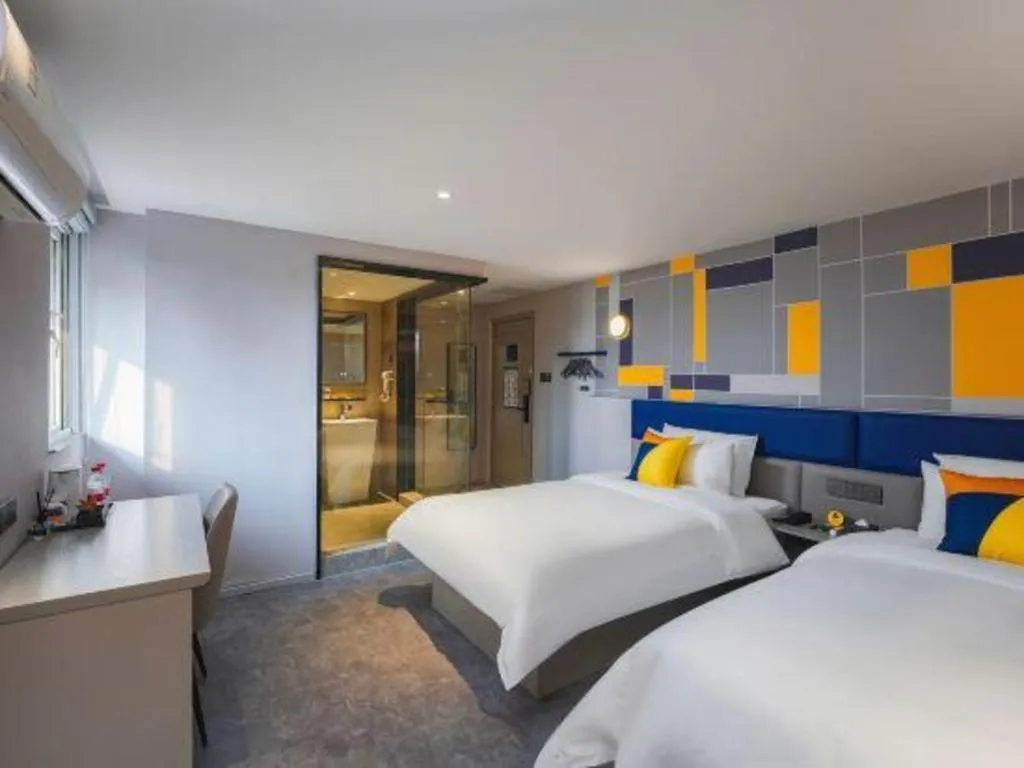 Bed in 7 Days Inn Nanjing Xinjiekou Changfu Street Metro Station