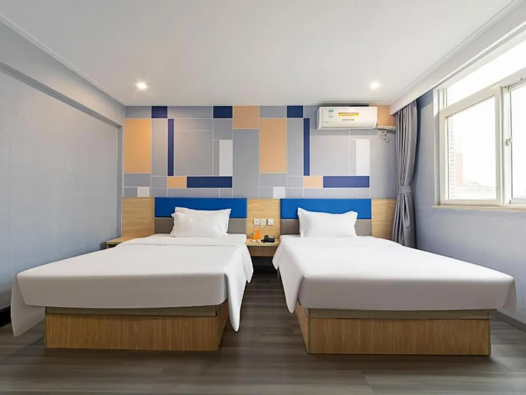 Bed in 7 Days Inn Wuhan Huaqiaocheng Happy Valley