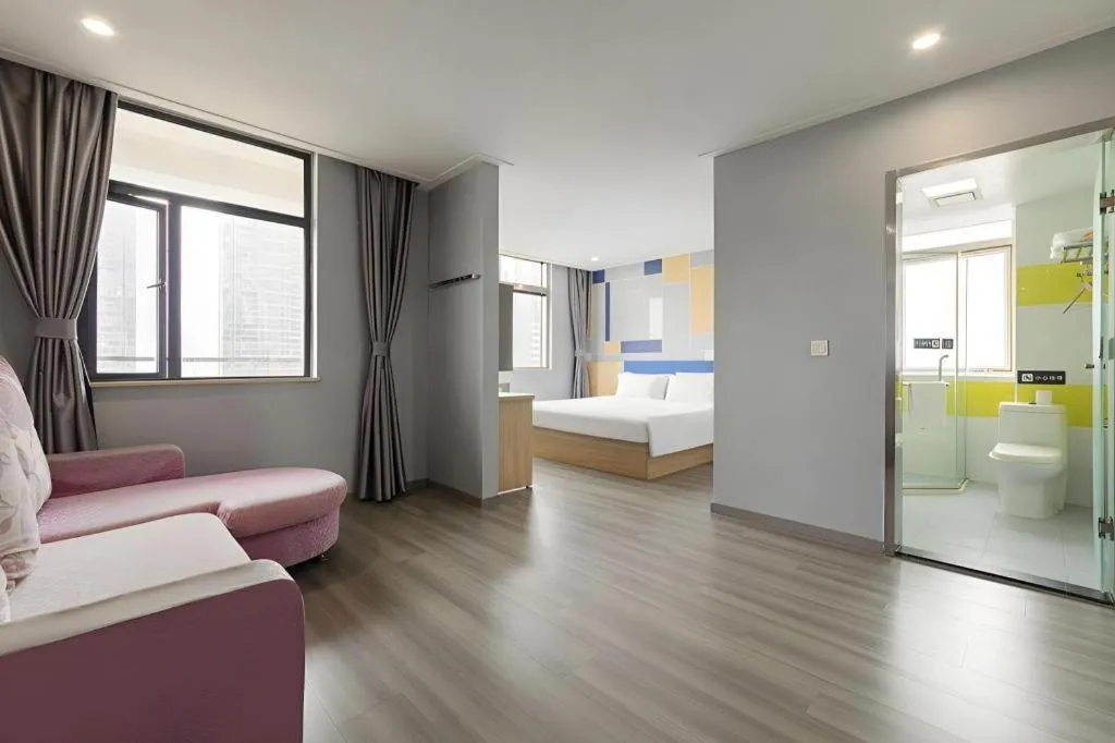 Bed in 7 Days Inn Wuhan Huaqiaocheng Happy Valley