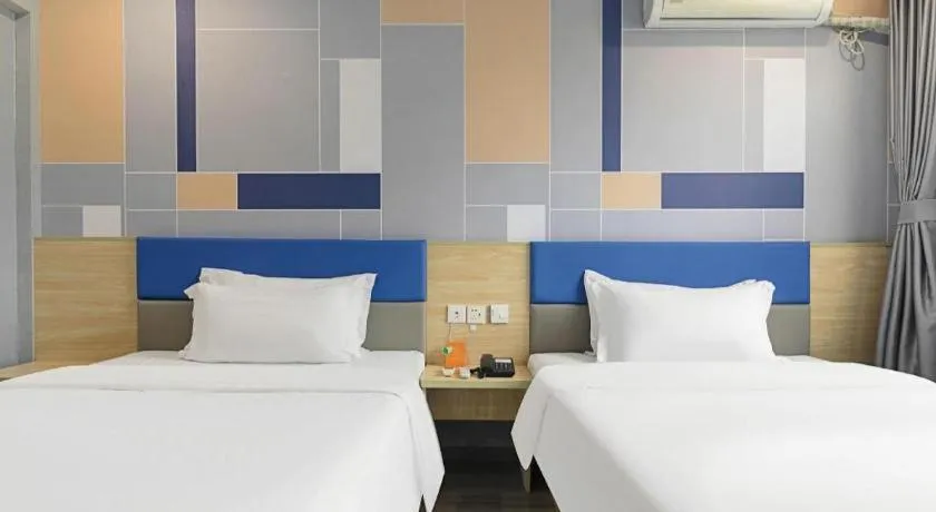 Bed in 7 Days Inn Wuhan Huaqiaocheng Happy Valley