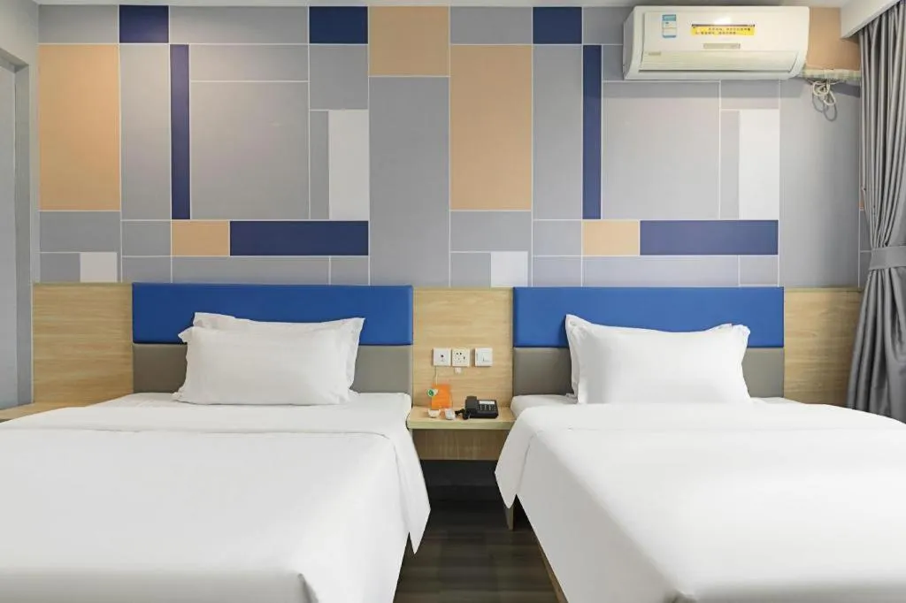 Bed in 7 Days Inn Wuhan Huaqiaocheng Happy Valley