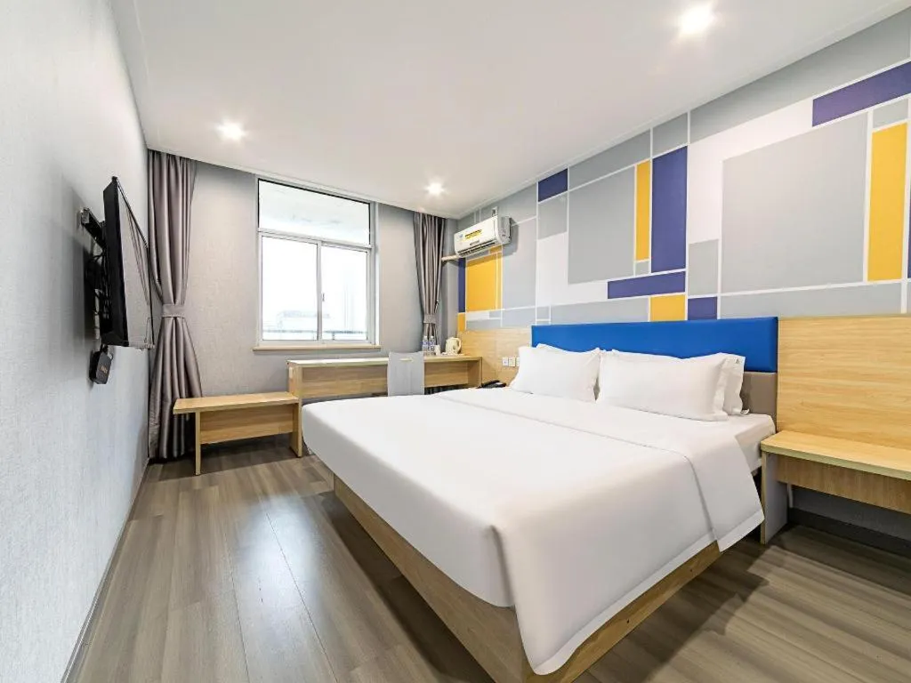 Bed in 7 Days Inn Wuhan Huaqiaocheng Happy Valley