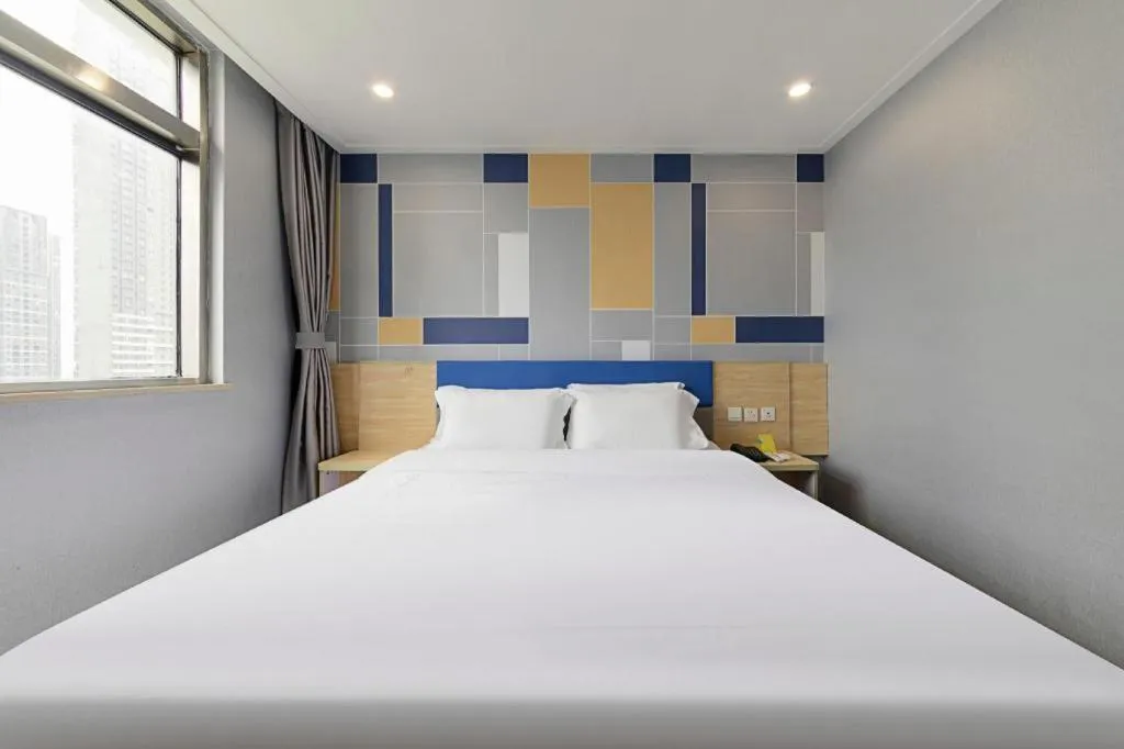 Bed in 7 Days Inn Wuhan Huaqiaocheng Happy Valley