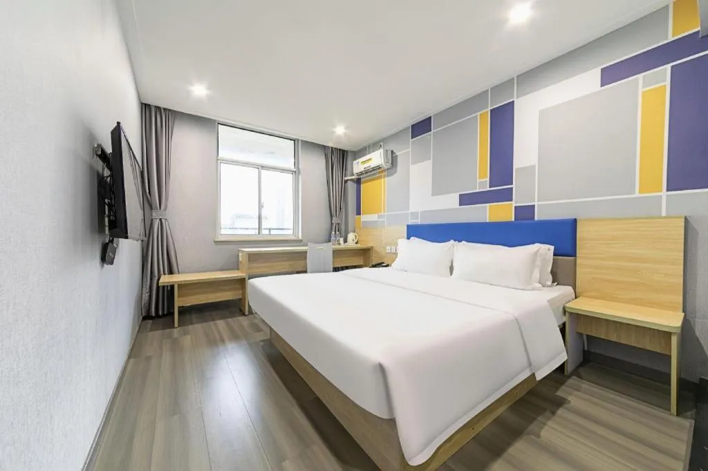 Bed in 7 Days Inn Wuhan Huaqiaocheng Happy Valley