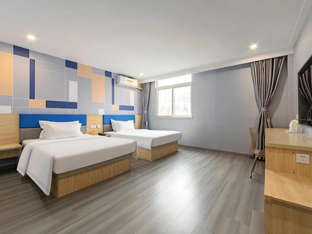 Bed in 7 Days Inn Wuhan Huaqiaocheng Happy Valley