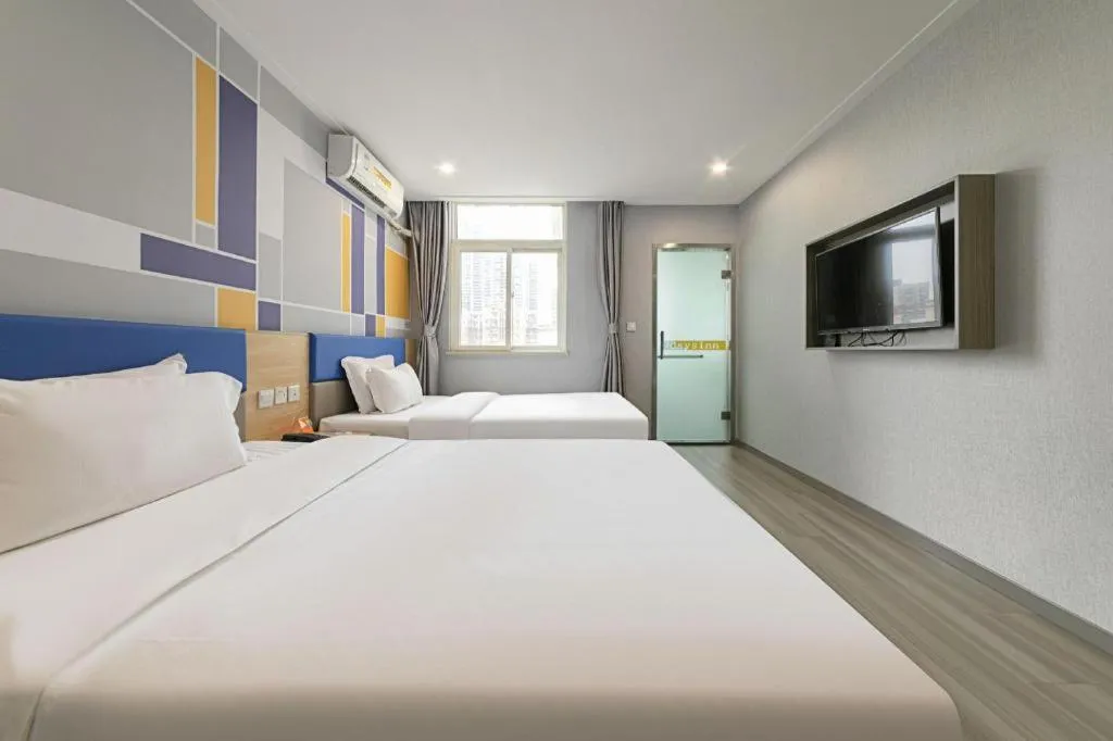 Bed in 7 Days Inn Wuhan Huaqiaocheng Happy Valley