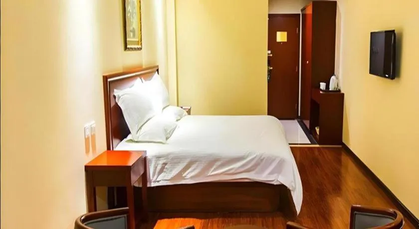 Bed in GreenTree Inn Xuzhou High Speed Railway Zhangqian Square Business Hotel
