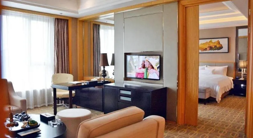 Bed in Wyndham Grand Plaza Royale Mingfa Zhangzhou