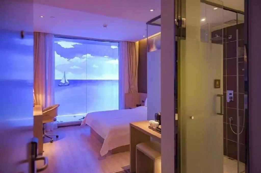 Bed in IU Hotel Guangzhou Taihe Square Branch