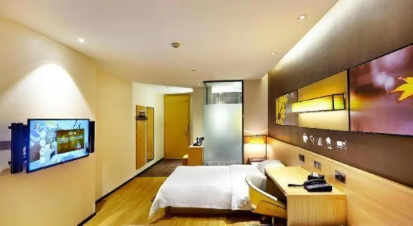 Bed in IU Hotel Guangzhou Taihe Square Branch