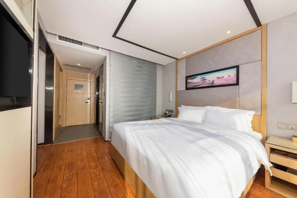 Bed in Lavande Hotel Nanchang Ai Xi Hu Subway East Station Branch