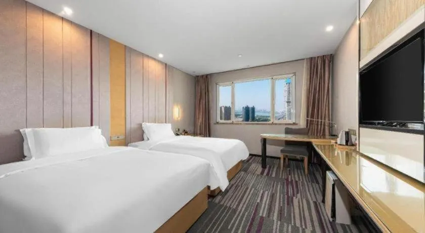 Bed in Lavande Hotel Nanchang Ai Xi Hu Subway East Station Branch