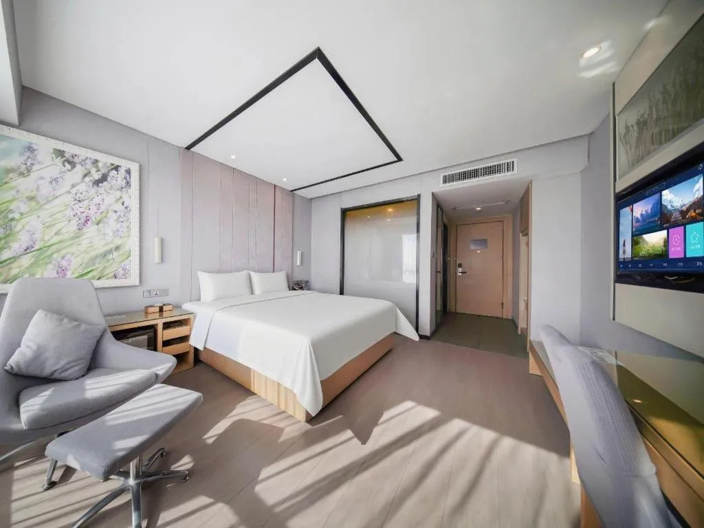 Bed in Lavande Hotel Nanchang Ai Xi Hu Subway East Station Branch