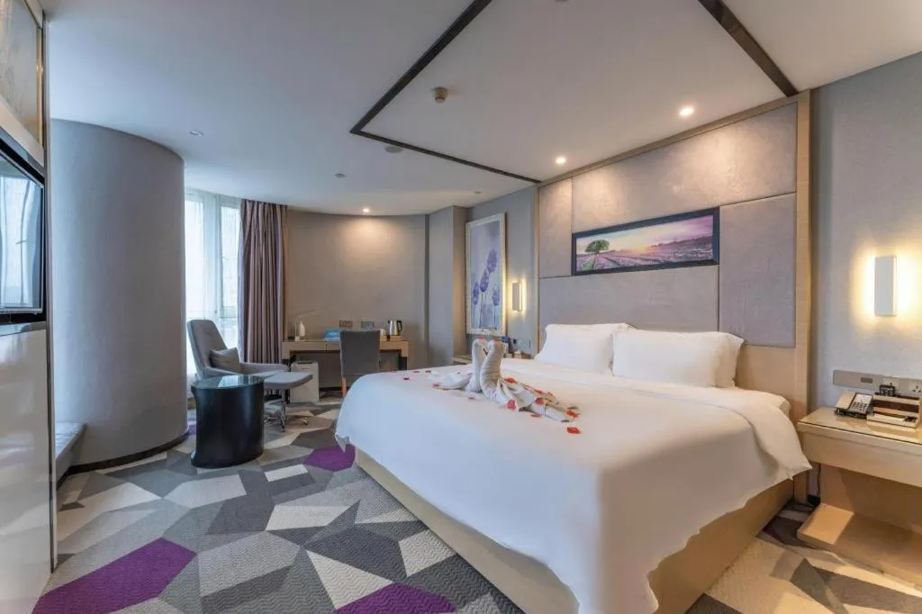 Bed in Lavande Hotel Nanchang Ai Xi Hu Subway East Station Branch