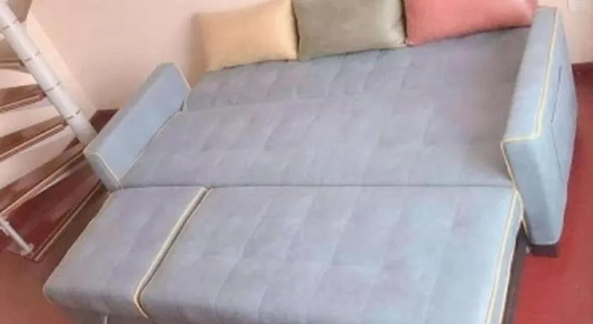 Bed in GreenTree Inn Tianjin JinNan ShuangLin Metro Station Express Hotel