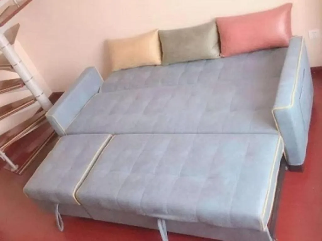 Bed in GreenTree Inn Tianjin JinNan ShuangLin Metro Station Express Hotel