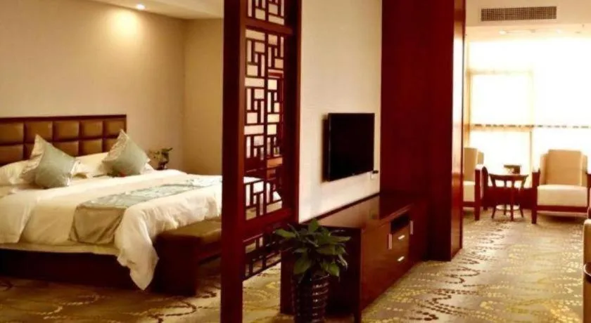 Bed in GreenTree Inn JinDeZhen People Square Taoxichuan Wenchuang Street