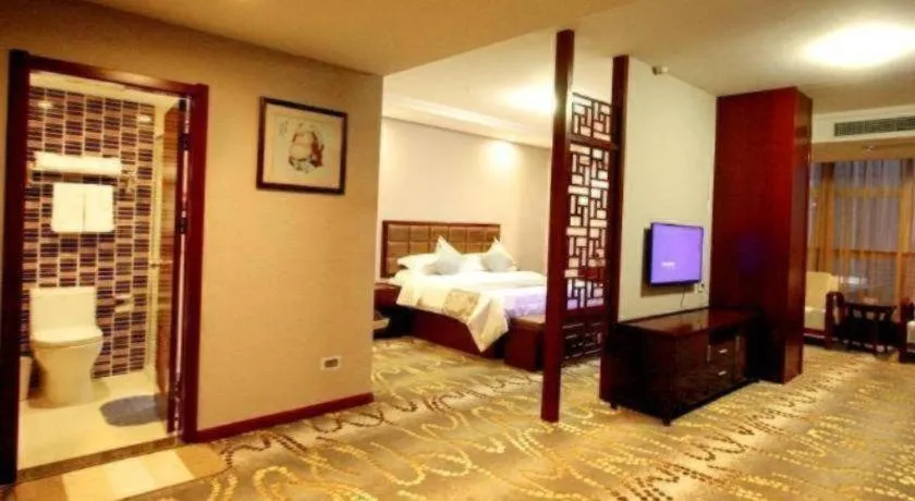 Bed in GreenTree Inn JinDeZhen People Square Taoxichuan Wenchuang Street