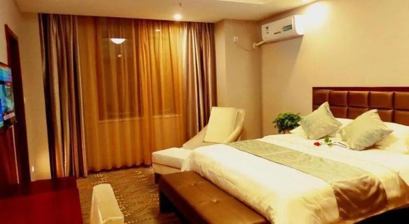 Bed in GreenTree Inn JinDeZhen People Square Taoxichuan Wenchuang Street