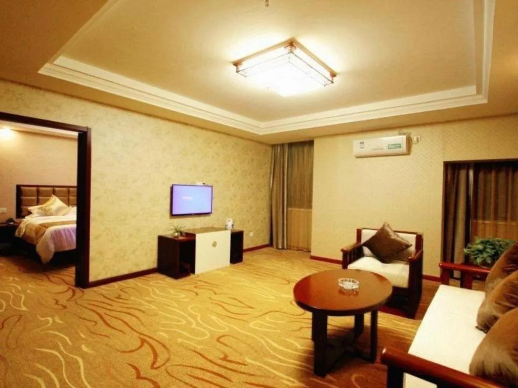 Bed in GreenTree Inn JinDeZhen People Square Taoxichuan Wenchuang Street