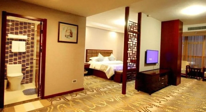 Bed in GreenTree Inn JinDeZhen People Square Taoxichuan Wenchuang Street
