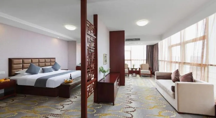 Bed in GreenTree Inn JinDeZhen People Square Taoxichuan Wenchuang Street