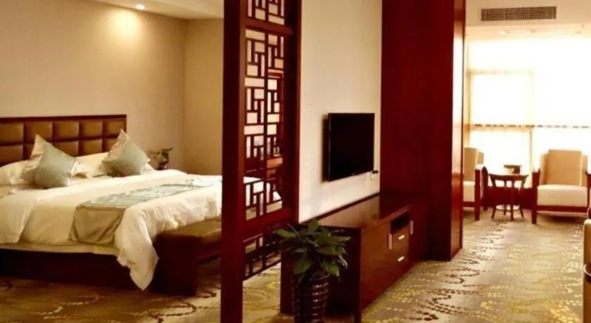 Bed in GreenTree Inn JinDeZhen People Square Taoxichuan Wenchuang Street