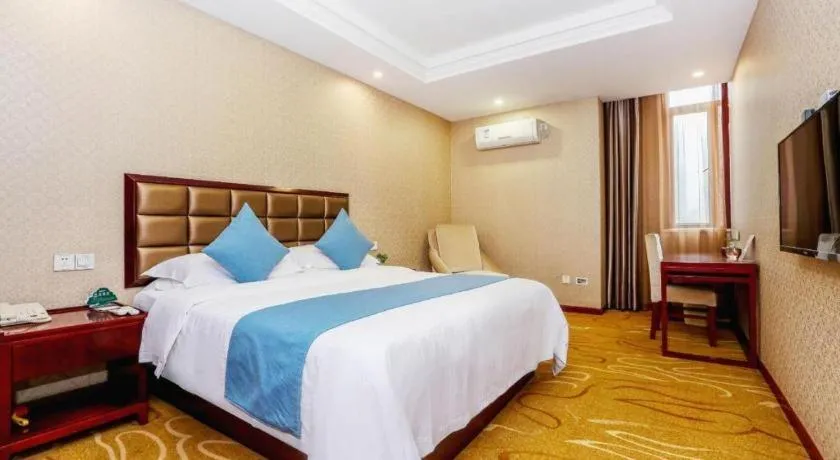 Bed in GreenTree Inn JinDeZhen People Square Taoxichuan Wenchuang Street