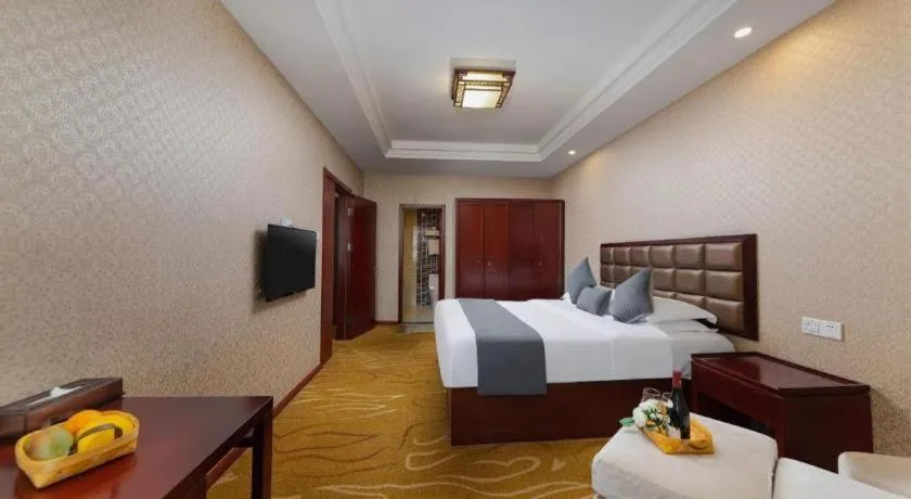 Bed in GreenTree Inn JinDeZhen People Square Taoxichuan Wenchuang Street