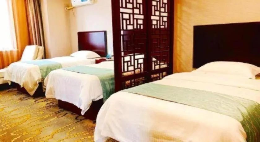 Bed in GreenTree Inn JinDeZhen People Square Taoxichuan Wenchuang Street
