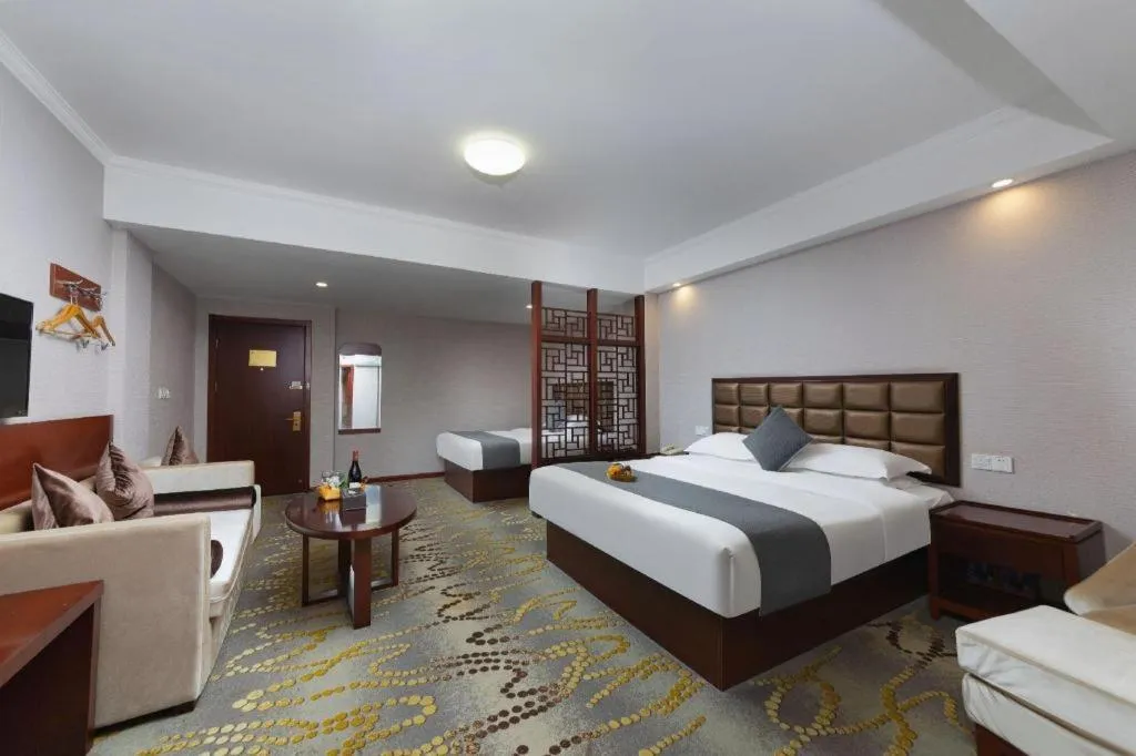 Bed in GreenTree Inn JinDeZhen People Square Taoxichuan Wenchuang Street