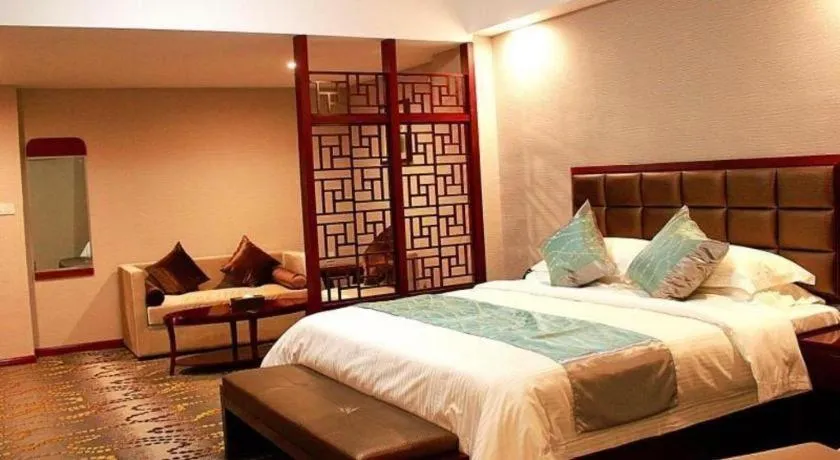 Bed in GreenTree Inn JinDeZhen People Square Taoxichuan Wenchuang Street