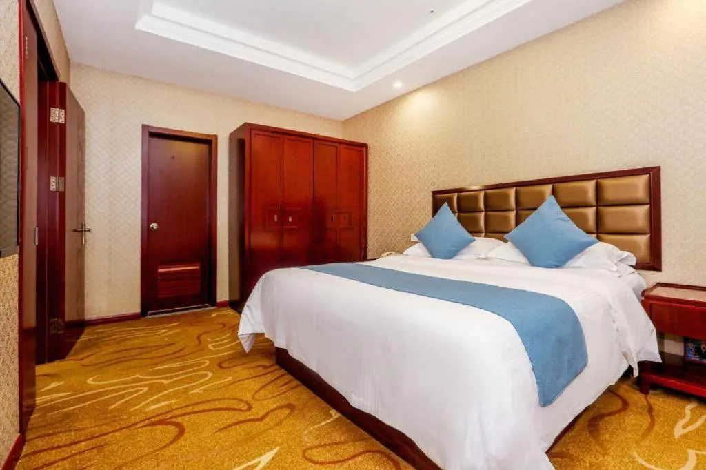 Bed in GreenTree Inn JinDeZhen People Square Taoxichuan Wenchuang Street