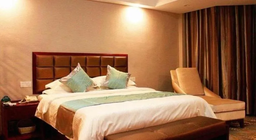 Bed in GreenTree Inn JinDeZhen People Square Taoxichuan Wenchuang Street