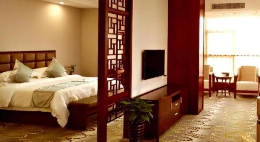 Bed in GreenTree Inn JinDeZhen People Square Taoxichuan Wenchuang Street
