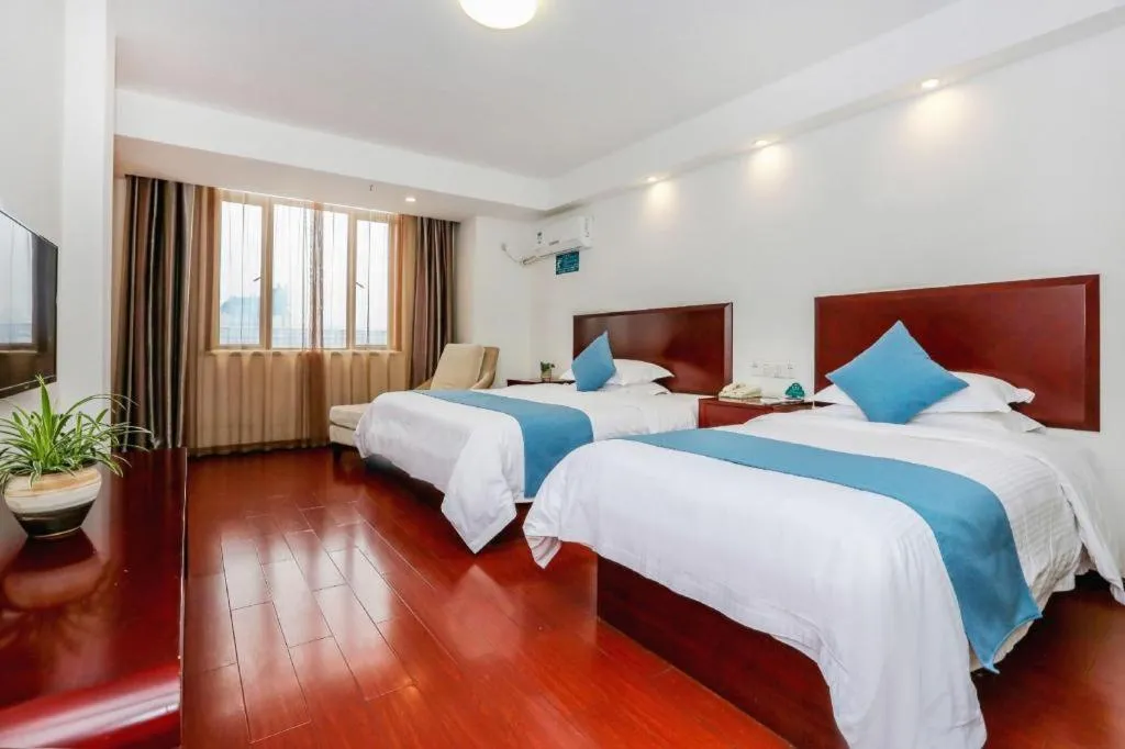 Bed in GreenTree Inn JinDeZhen People Square Taoxichuan Wenchuang Street
