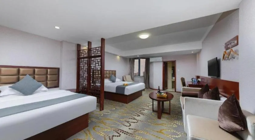 Bed in GreenTree Inn JinDeZhen People Square Taoxichuan Wenchuang Street