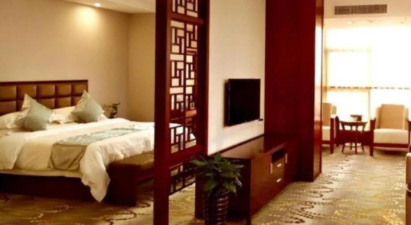 Bed in GreenTree Inn JinDeZhen People Square Taoxichuan Wenchuang Street