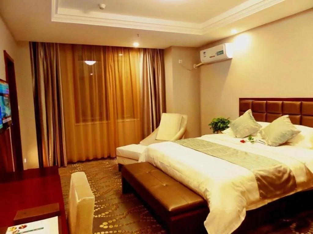 Bed in GreenTree Inn JinDeZhen People Square Taoxichuan Wenchuang Street