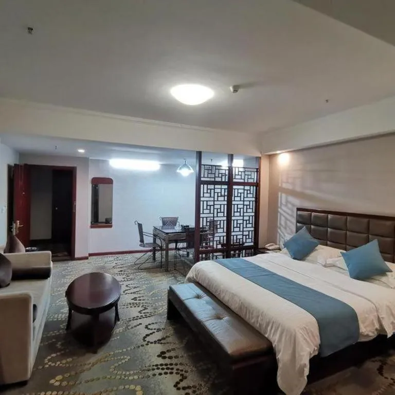 Bed in GreenTree Inn JinDeZhen People Square Taoxichuan Wenchuang Street