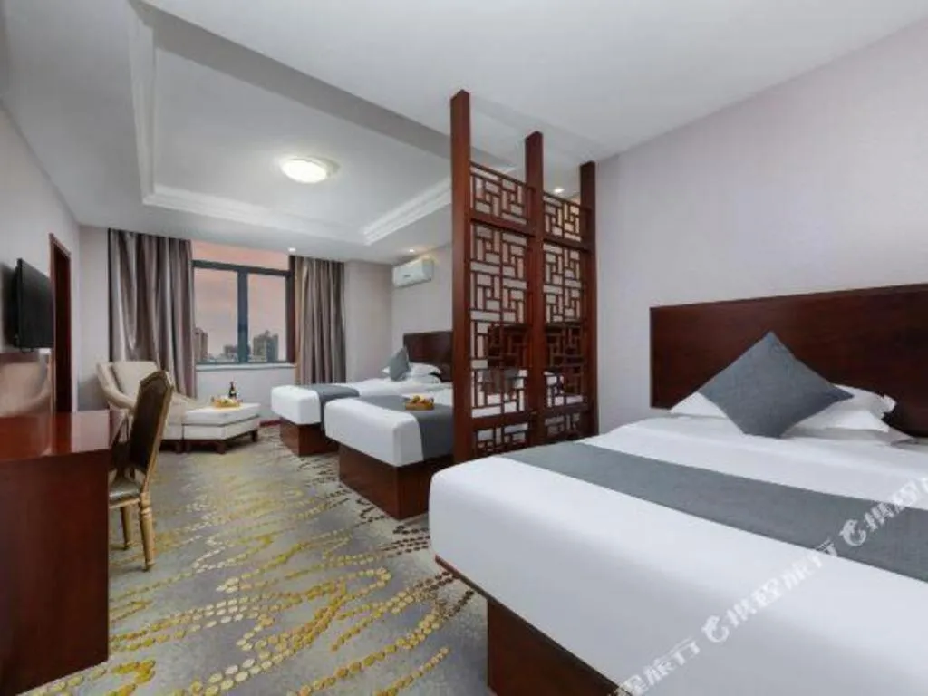 Bed in GreenTree Inn JinDeZhen People Square Taoxichuan Wenchuang Street